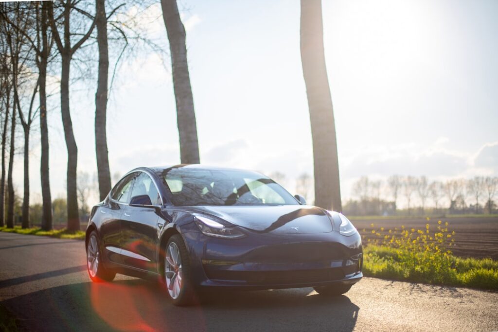 Photo Tesla car
